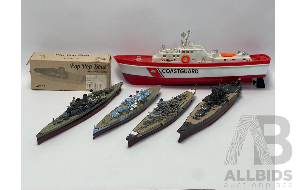 Assorted Model Ships - Lot of 6