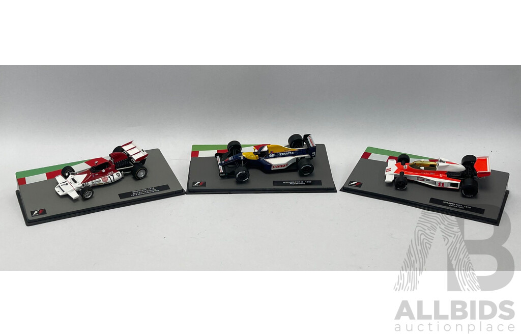 Formula 1 Model Cars - Lot of 3 - 1/43 Scale