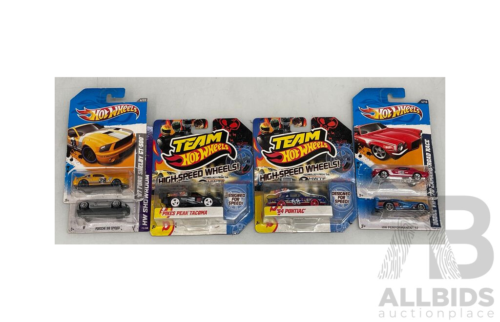 Hot Wheels Diecast Collectable Cars - Lot of 6