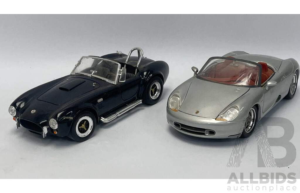 Porsche Boxter and Shelby Cobra - 1/18 Scale