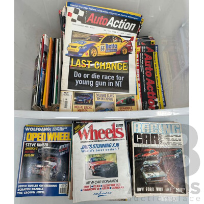 AutoAction, Open Wheel, Wheels and Racing Car News Magazine/Newspapers