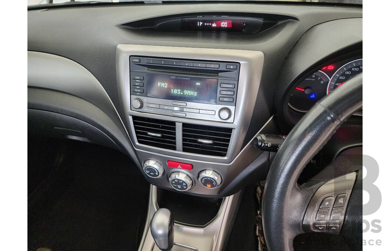 10/2009 Subaru Impreza RX (AWD) AWD MY09 5D Hatchback White 2.0L