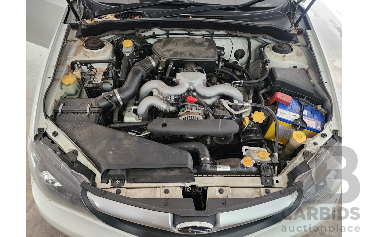 10/2009 Subaru Impreza RX (AWD) AWD MY09 5D Hatchback White 2.0L