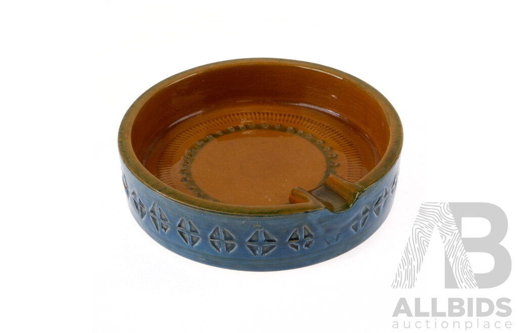 Mid Century Italian Bitossi Ceramic Ashtray