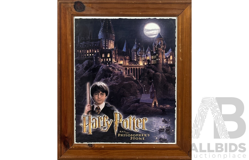 Harry Potter and the Philosopher's Stone, Poster Framed, 61.5 x 52 cm (frame)