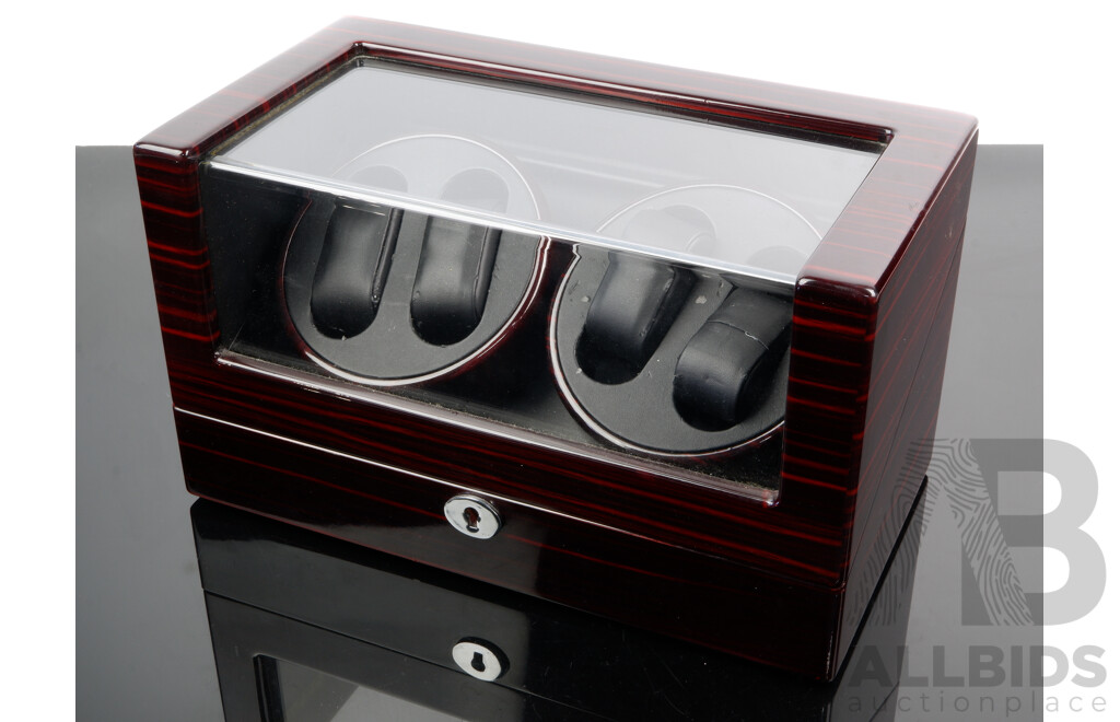 Automatic Quad Watch Winder Case