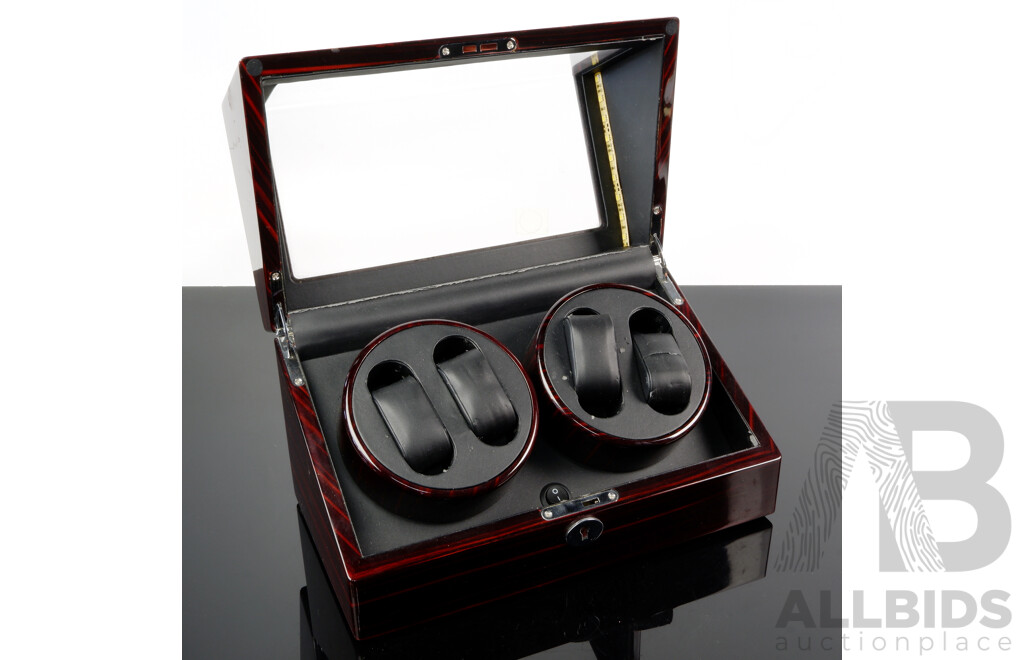 Automatic Quad Watch Winder Case