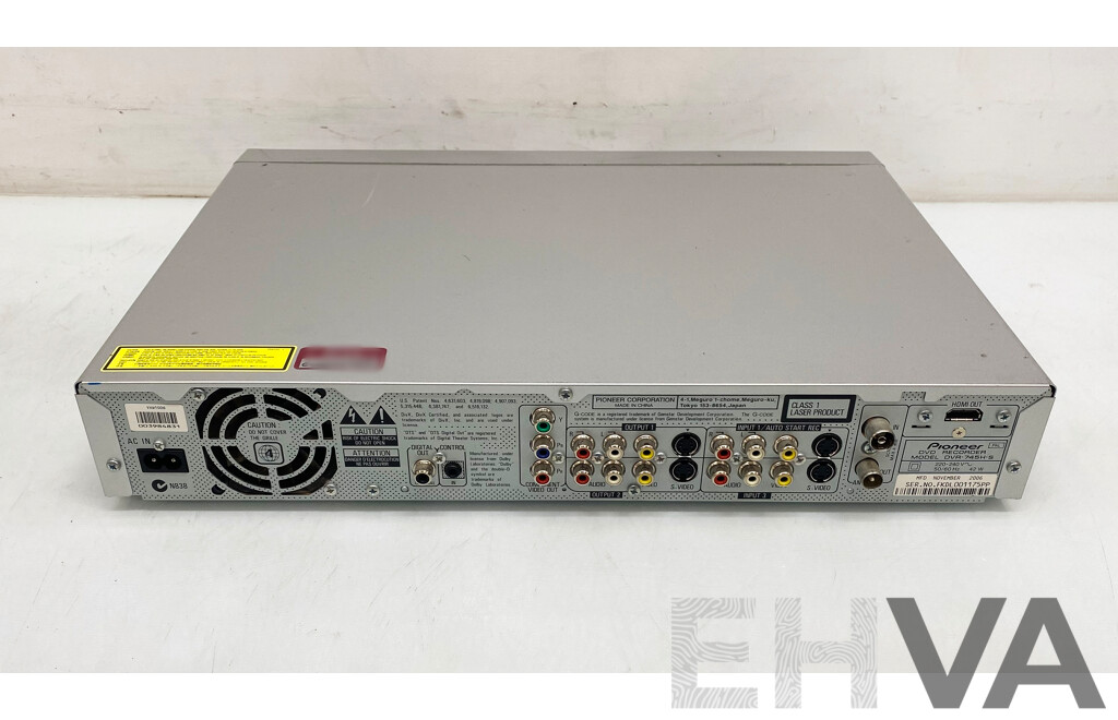 Pioneer (DVR-745H) DVD Recorder - Lot 1555606 | EHVA