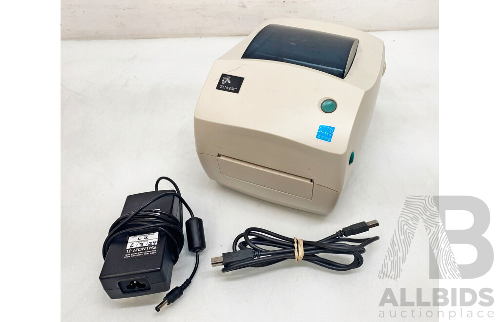 Zebra Technologies (GC420t) Monochrome Thermal Transfer Label Printer