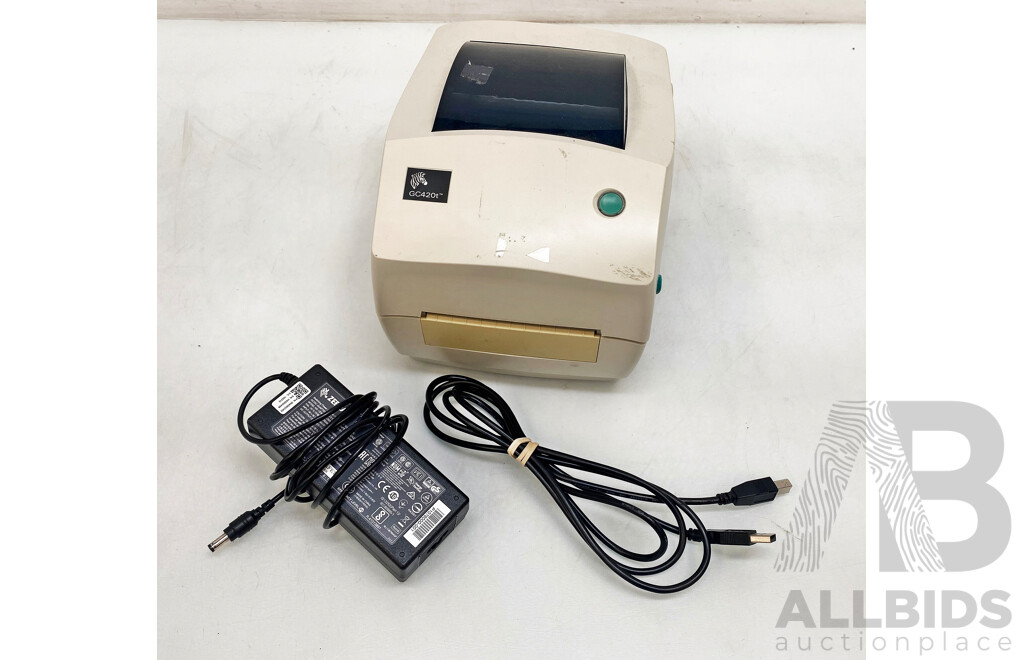 Zebra Technologies (GC420t) Monochrome Thermal Transfer Label Printer