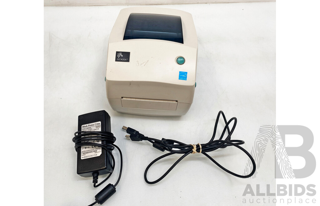 Zebra Technologies (GC420t) Monochrome Thermal Transfer Label Printer