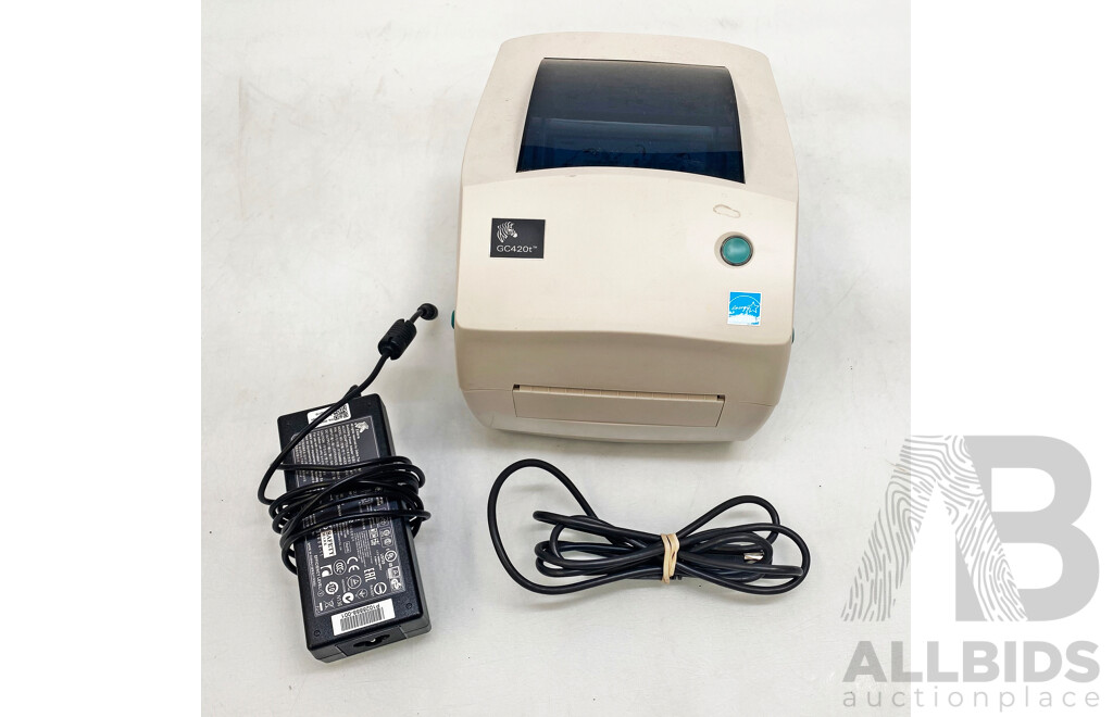 Zebra Technologies (GC420t) Monochrome Thermal Transfer Label Printer