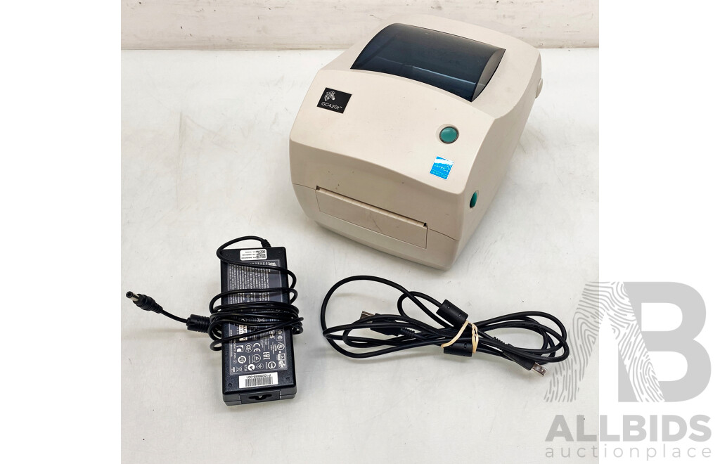 Zebra Technologies (GC420t) Monochrome Thermal Transfer Label Printer