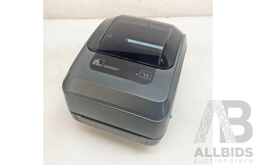 Zebra Technologies (GK420t) Thermal Transfer Label Printer