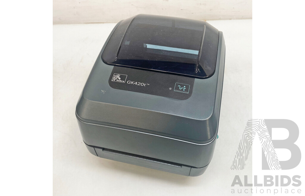 Zebra Technologies (GK420t) Thermal Transfer Label Printer