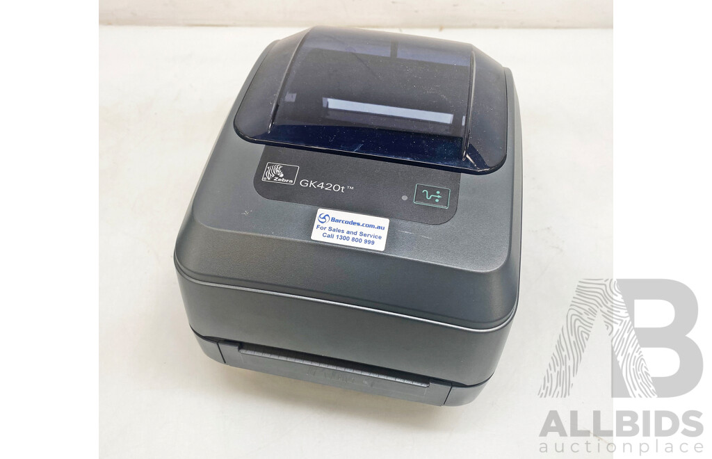 Zebra Technologies (GK420t) Thermal Transfer Label Printer