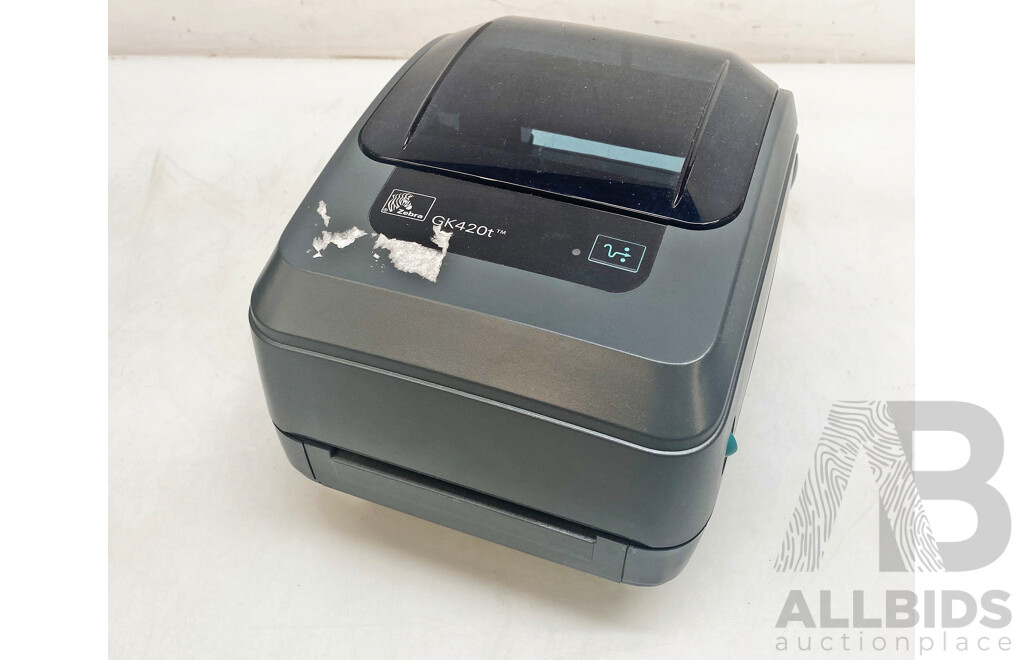 Zebra Technologies (GK420t) Thermal Transfer Label Printer