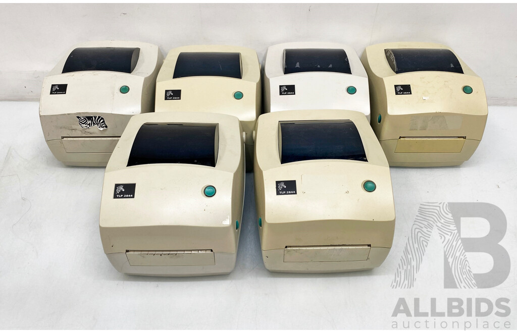 Assorted Lot of Zebra Thermal Printers