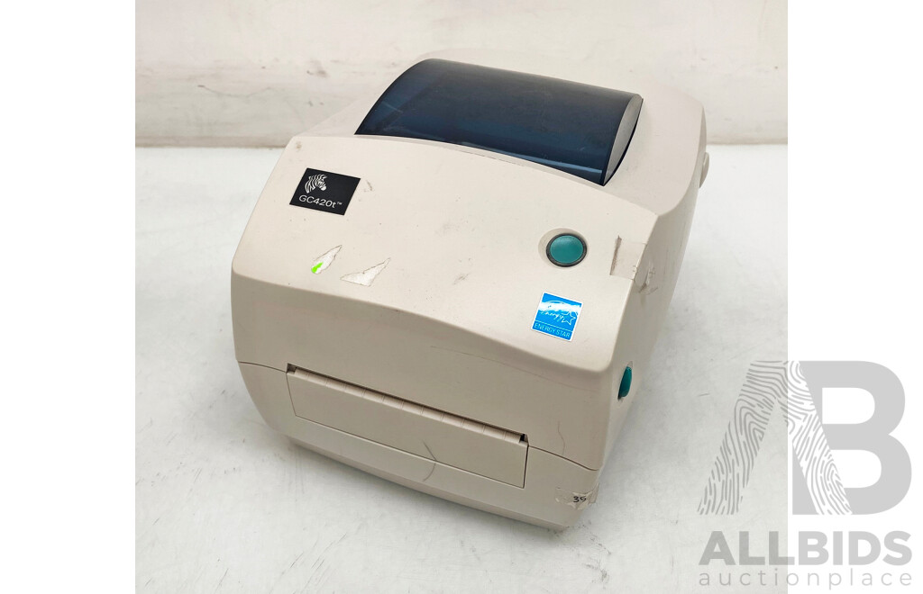 Zebra Technologies (GC420t) Monochrome Thermal Transfer Label Printer