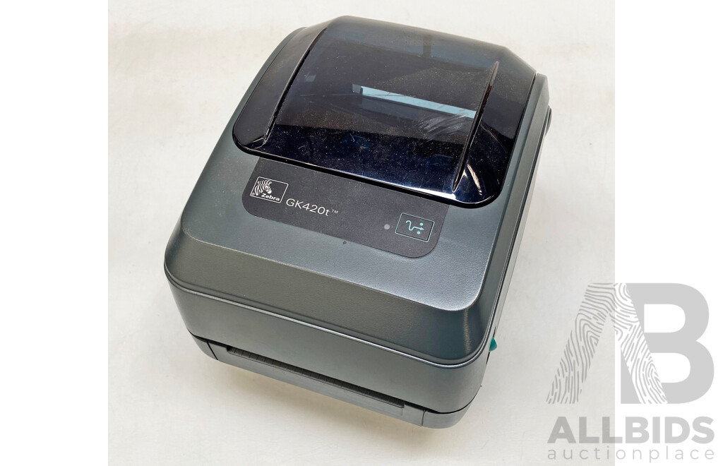 Zebra Technologies (GK420t) Thermal Transfer Label Printer