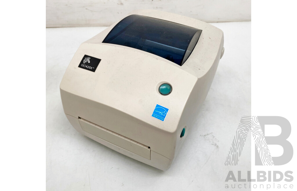 Zebra Technologies (GC420t) Monochrome Thermal Transfer Label Printer