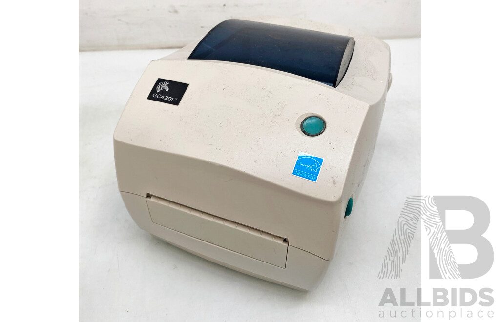 Zebra Technologies (GC420t) Monochrome Thermal Transfer Label Printer