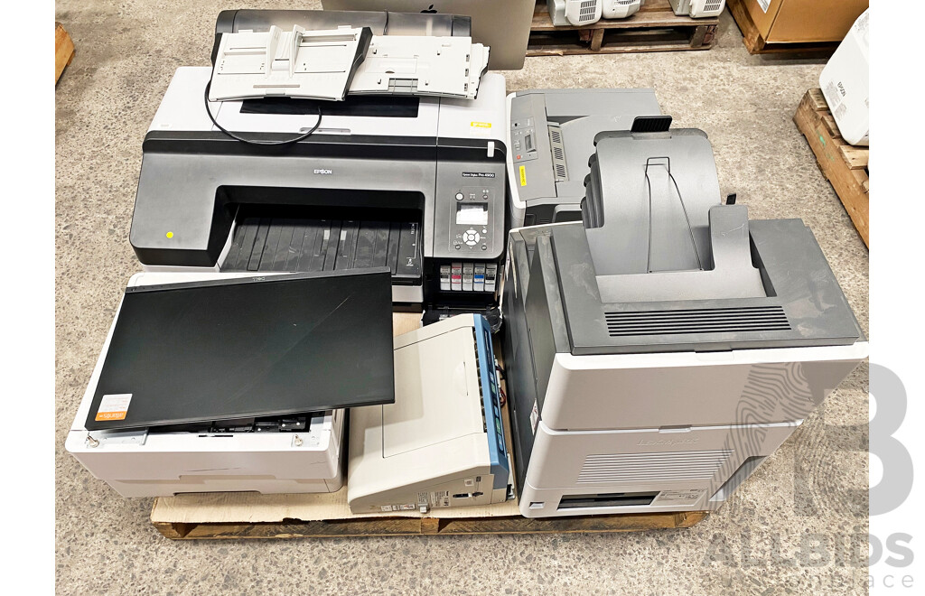 Pallet Lot of Assorted Printers