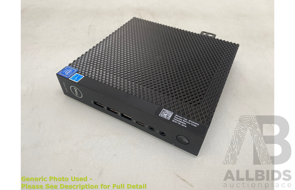 Dell Wyse 5070 Intel Celeron (J4105) 1.50GHz-2.50GHz 4-Core CPU Thin Client