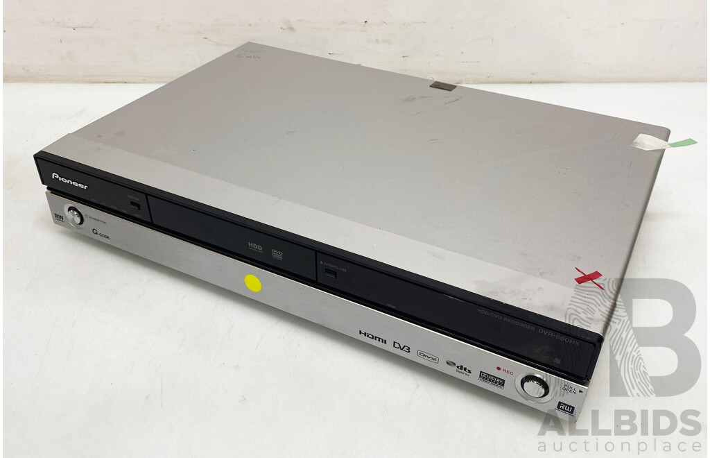 Pioneer (DVR-550HX) HDD/DVD Recorder