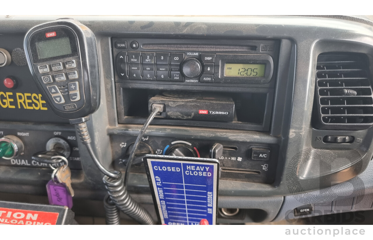 04/2008 Hino FM1J SER 2 C/CAB 6 X 4 Schwarze Street Sweeper Diesel 7.7L