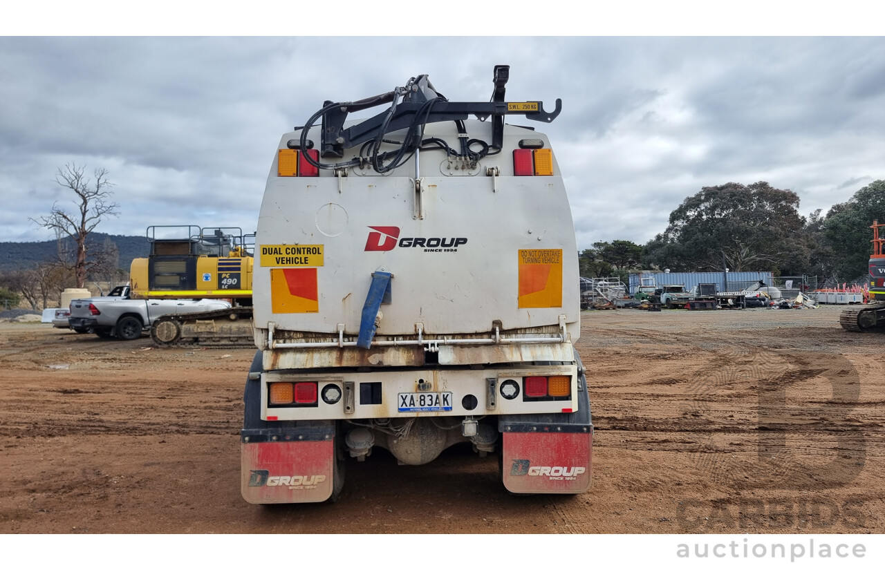 04/2008 Hino FM1J SER 2 C/CAB 6 X 4 Schwarze Street Sweeper Diesel 7.7L