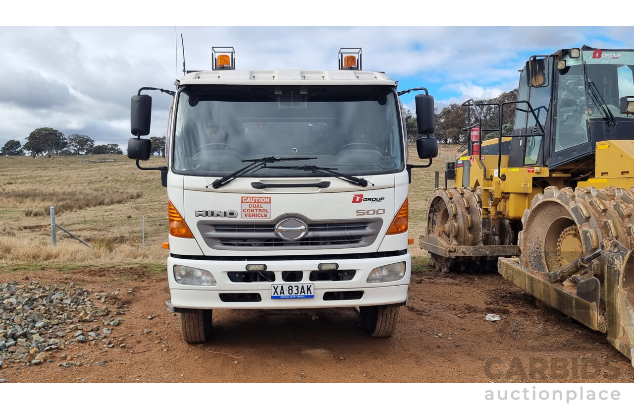 04/2008 Hino FM1J SER 2 C/CAB 6 X 4 Schwarze Street Sweeper Diesel 7.7L