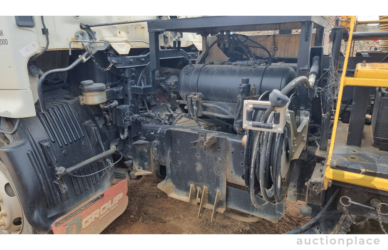 04/2008 Hino FM1J SER 2 C/CAB 6 X 4 Schwarze Street Sweeper Diesel 7.7L