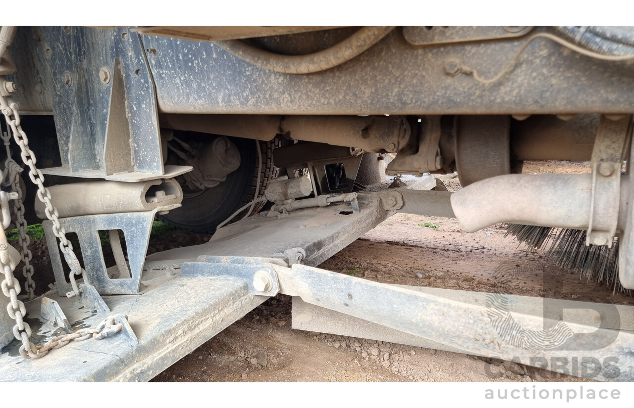 04/2008 Hino FM1J SER 2 C/CAB 6 X 4 Schwarze Street Sweeper Diesel 7.7L
