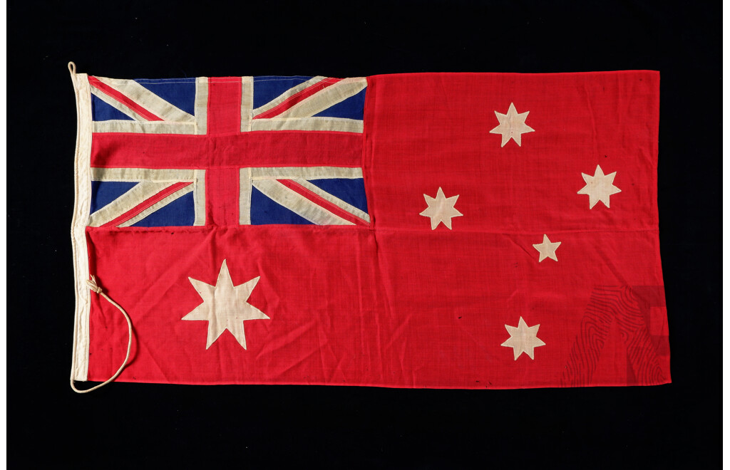 Vintage Australian Merchant Navy Red Ensign Flag