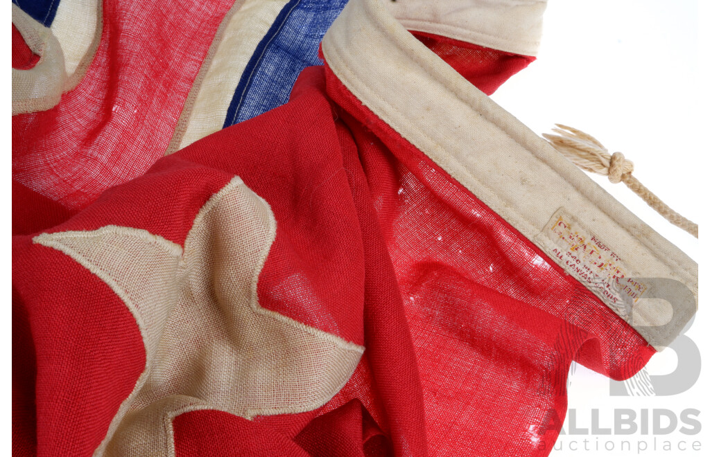 Vintage Australian Merchant Navy Red Ensign Flag