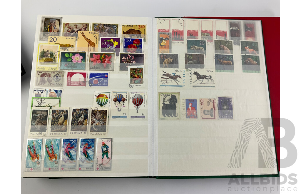 Collection of Vintage International Cancelled Stamps Including USA, Canada, Denmark, Russia, Jamaica, Paraguay and More