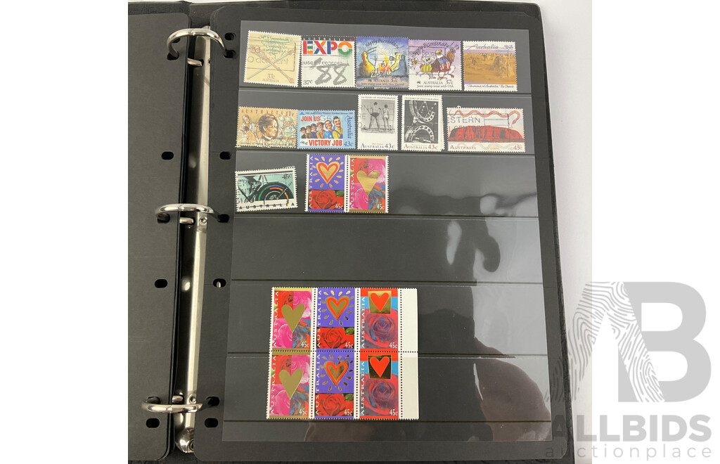 Albums of Australian Cancelled Stamps Including Predecimal, 1970's and 80's with 1980's First Day Covers