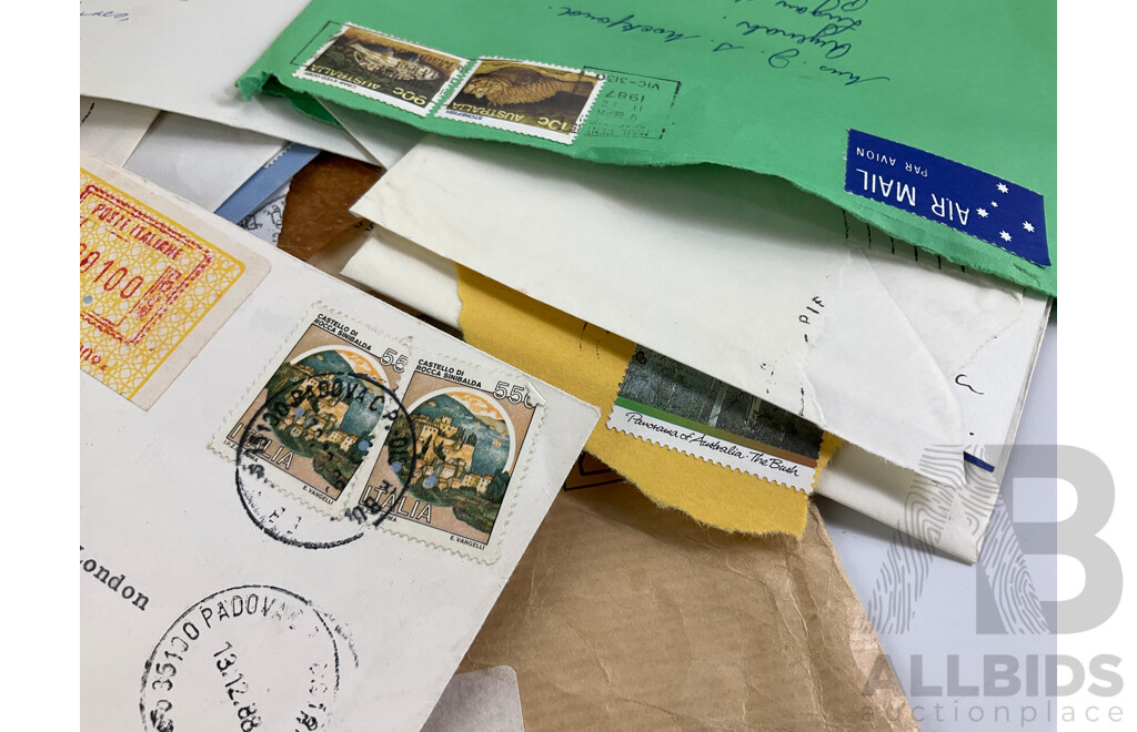 Collection of International Cancelled Stamps Including USSR, North Korea, Hungary, Japan, Australia, Mongolia, Guinea Equatorial, Vietnam, Maldives, Argentina, Madagascar, India and More