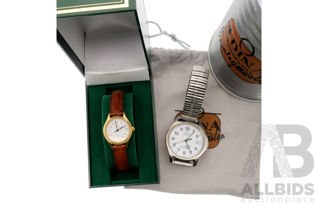 Vintage Adina (2) Watches in Original Presentation Boxes, 7.116.0.0.12 & NK60-08