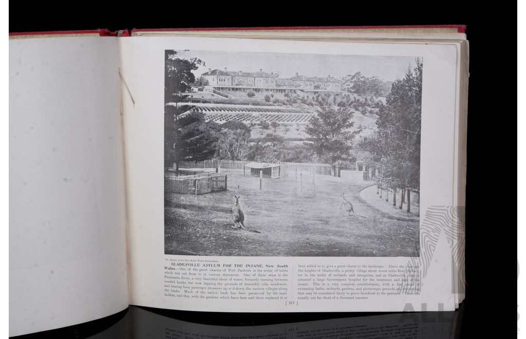 Federated Australia Its Scenery & Splendours, Commemorative Volume 1901, Etc, the Werner Company, London. 1901, Cloth Bound Hardcover