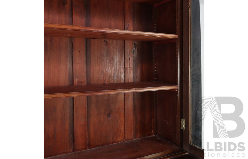 Antique Two Piece Bookcase