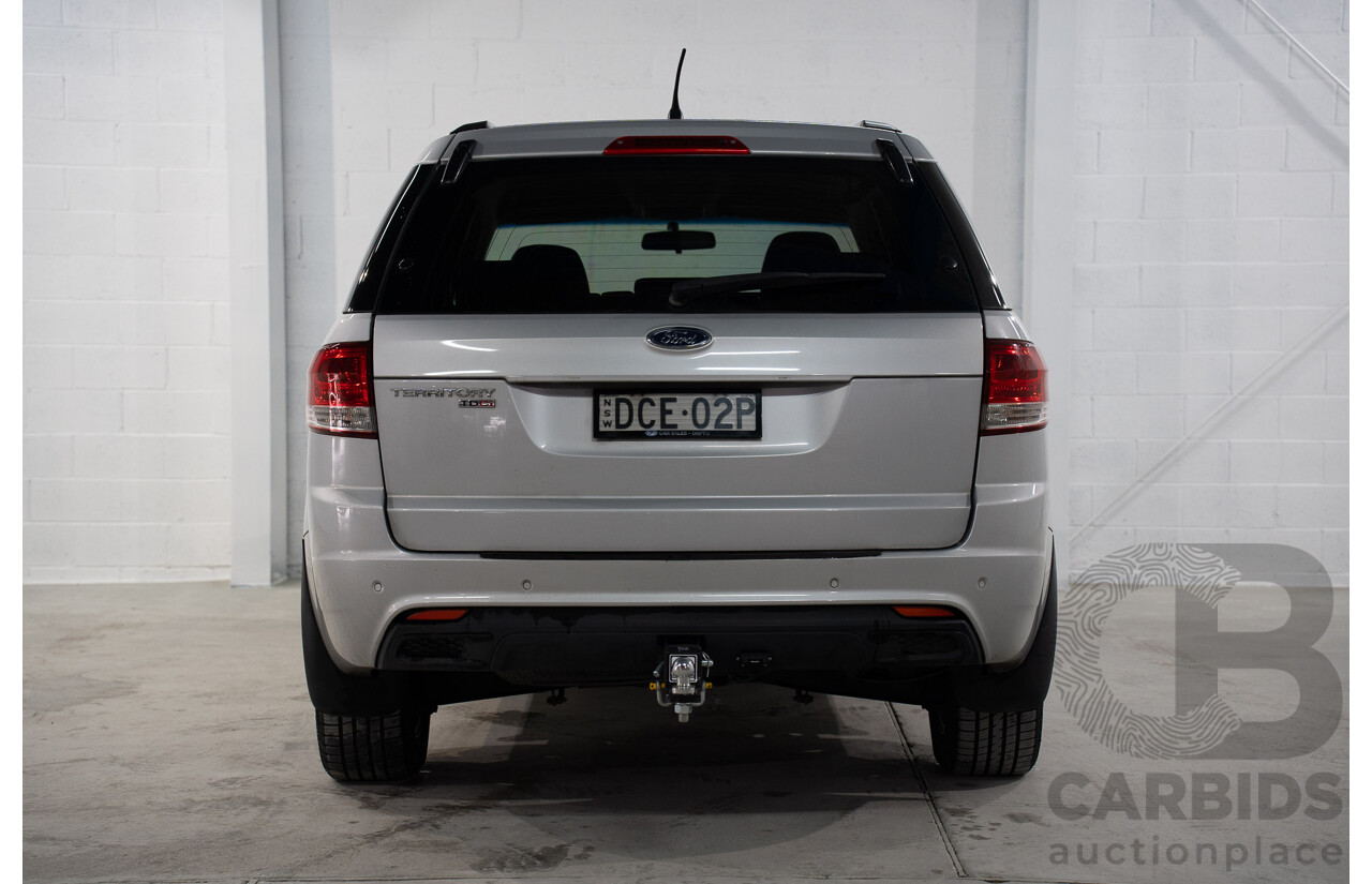 1/2014 Ford Territory TX SZ MK2 4d Wagon Silver Turbo Diesel 2.7L