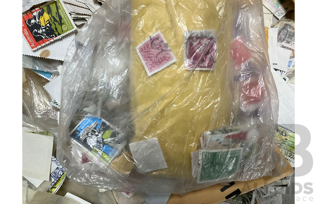 Large Collection of Australian Cancelled Stamps, Examples From 1960's to 1980's - Approximately Two Kilograms