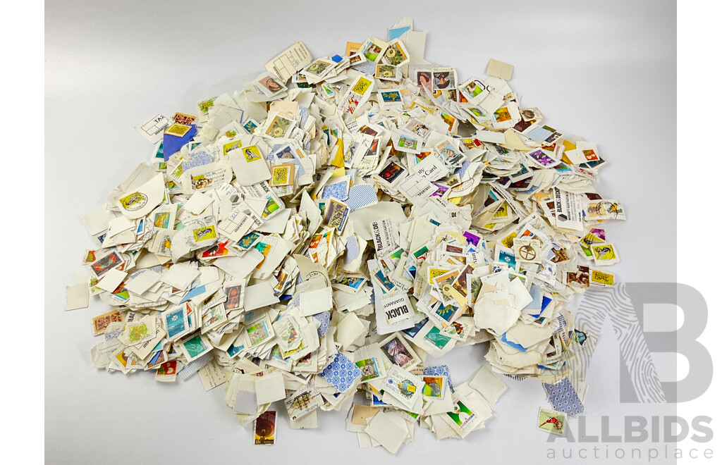 Large Collection of Australian Cancelled Stamps Including 1960's, 70's and 80's - Approximately 1.6 Kilograms