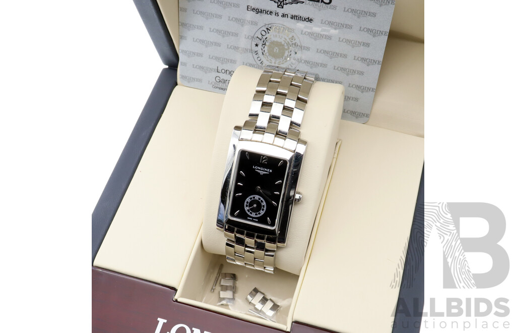 Longines Dolce Vita L5.655.4.76.6 Men's Watch with Box and Warranty Card