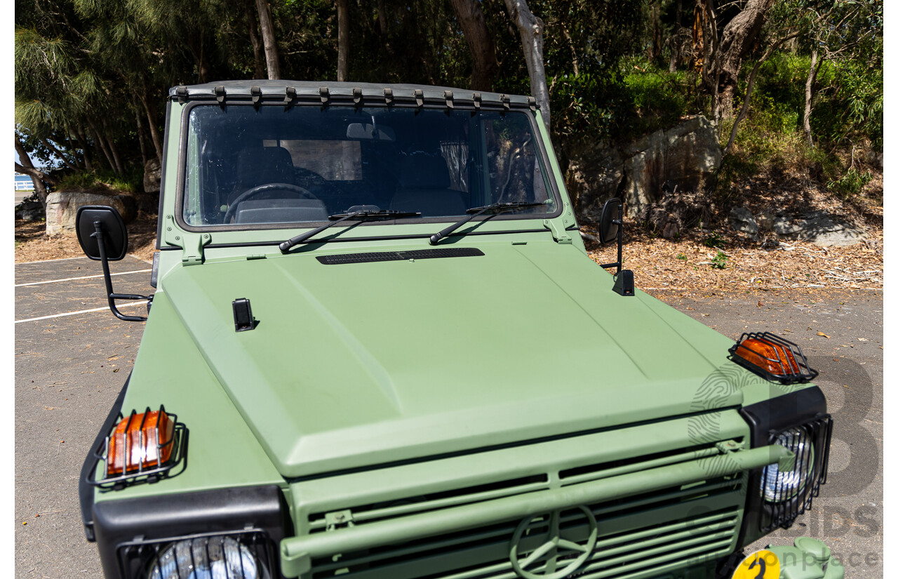 01/1990 Mercedes Benz 240GD Wolf (4x4) W461 3d SWB Open Body Olive Green Diesel 2.4L - Ex-Singapore Military