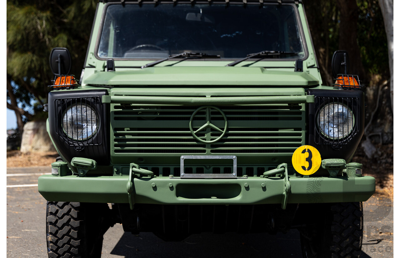 01/1990 Mercedes Benz 240GD Wolf (4x4) W461 3d SWB Open Body Olive Green Diesel 2.4L - Ex-Singapore Military