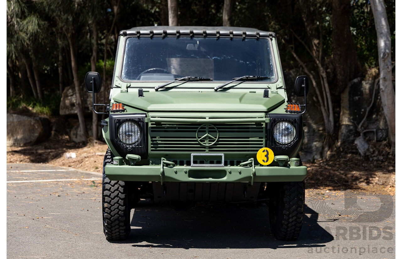 01/1990 Mercedes Benz 240GD Wolf (4x4) W461 3d SWB Open Body Olive Green Diesel 2.4L - Ex-Singapore Military