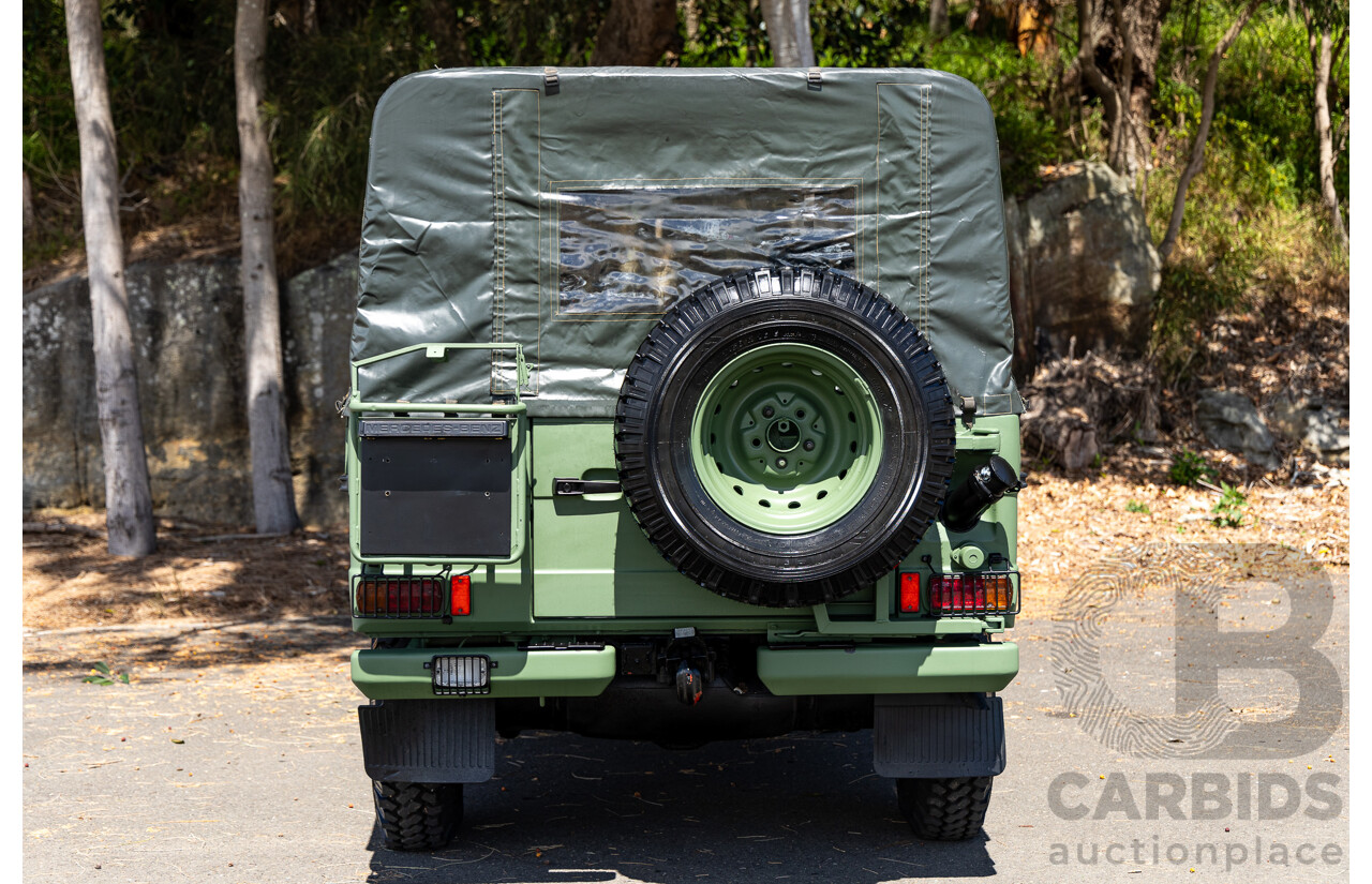 01/1990 Mercedes Benz 240GD Wolf (4x4) W461 3d SWB Open Body Olive Green Diesel 2.4L - Ex-Singapore Military